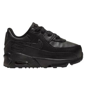 NIKE Air Max 90 'Triple Black' TD Sneakers Size 10.5C